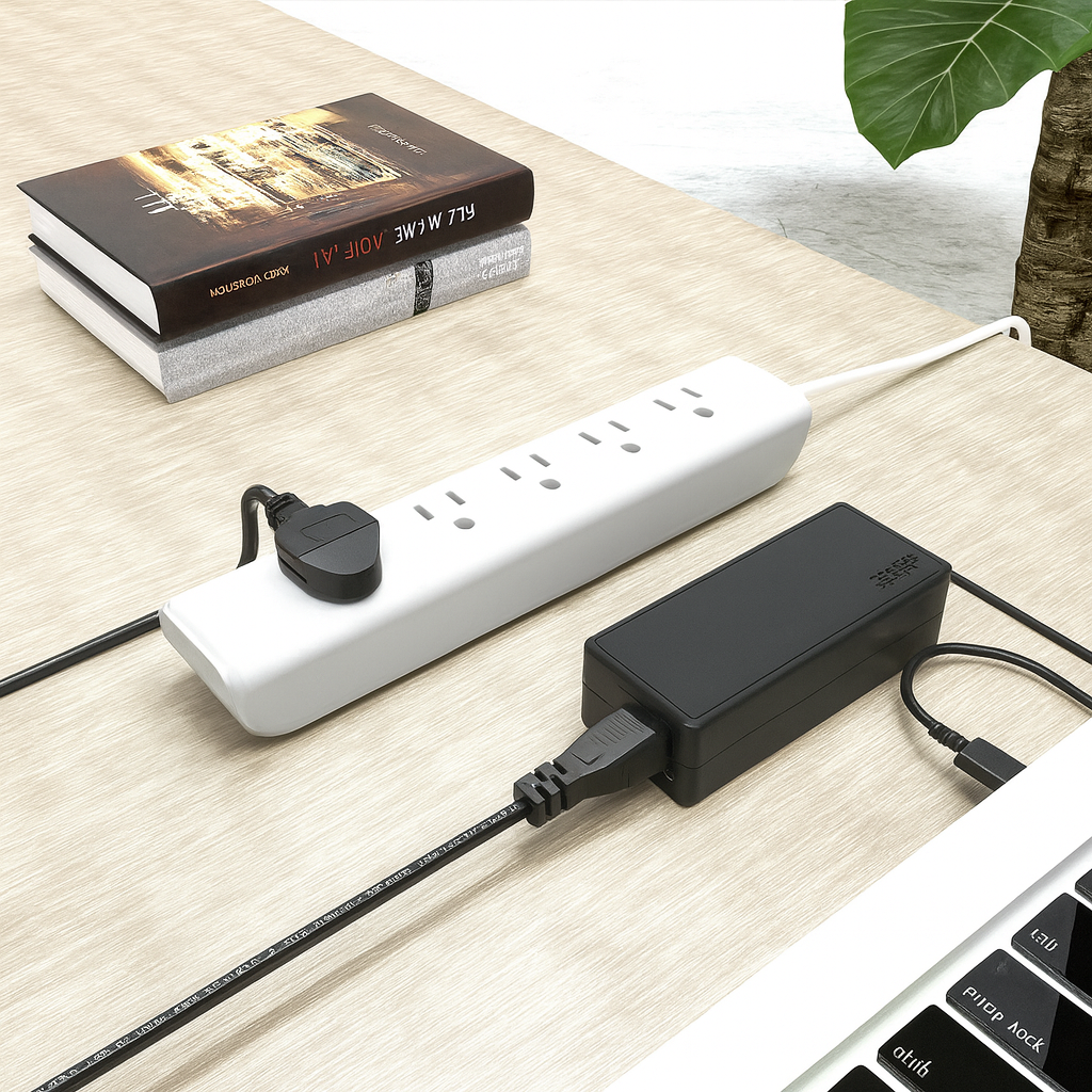 3-Pin Power Cable – C5 Cloverleaf Plug 1.2m (New)