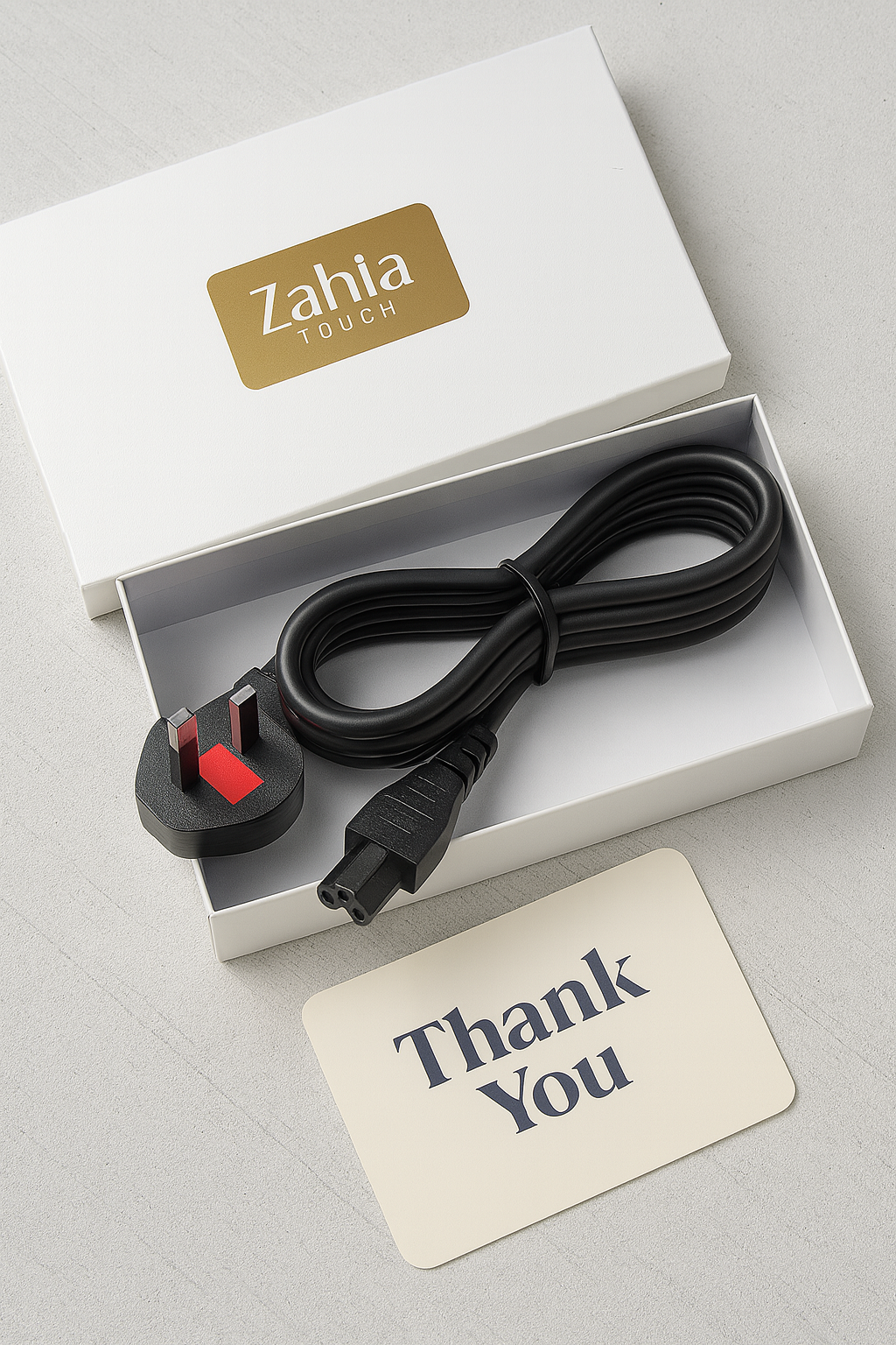 3-Pin Power Cable – C5 Cloverleaf Plug 1.2m (New)